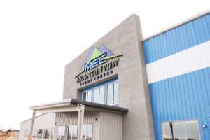 The new Mountain View Event Center in Pocatello in November 2015, shortly before its opening. 